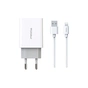 Зарядний пристрій Proda PD-A28i 2хUSB 2.4A + USB Ligthtning 1.0m (PD-A28i-WH) - зменшене зображення 2