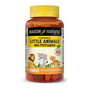 Мультивітамін Mason Natural Мультивітаміни для дітей, Little Animals Multivitamins, 60 ж (MAV09185) зображення 1