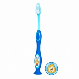 Дитяча зубна щітка Chicco Синя (8058664075218) (09079.20.10) зображення 1