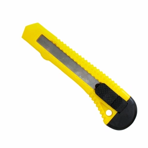 Ніж канцелярський H-Tone 18 мм жовтий (KNIFE-HT-JJ40605A-18) изображение 1