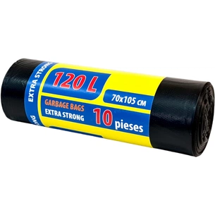 Пакети для сміття Grey Pack 120 л 10 шт. (l12010) зображення 1