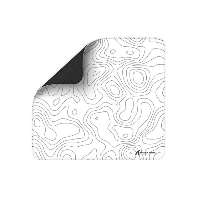 Коврик для мышки Attack Shark CM02 Contour White (CM02CW_AS) - изображение 1