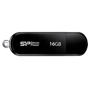 USB флеш накопичувач Silicon Power 16GB LuxMini 322 Black USB 2.0 (SP016GBUF2322N1K) зображення 1