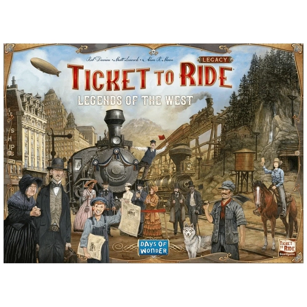 Настільна гра Lord of Boards Ticket to Ride: Legends of the West англійська (TTR_WL) - зображення 1