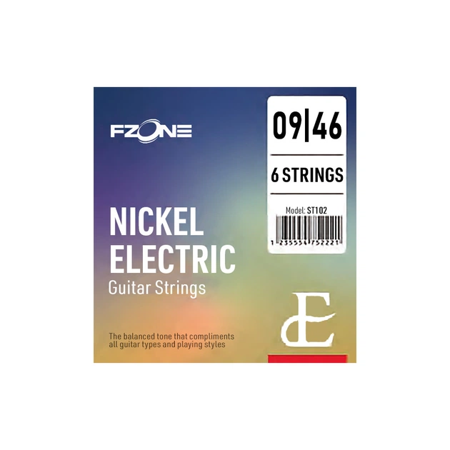 Струни для гітари Fzone Electric Nickel (09-46) (ST102) - зображення 1
