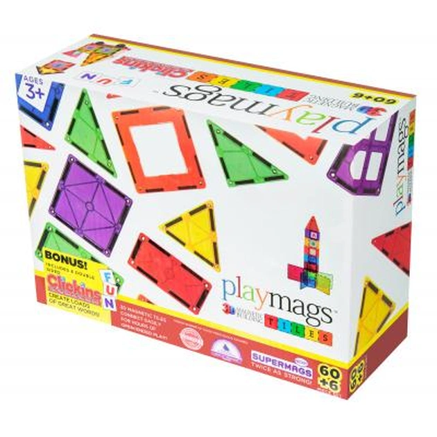 Конструктор Playmags Набір 60 елементів (PM158) - изображение 1