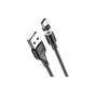 Дата кабель USB 2.0 AM to USB-C 1.0m 3A magnetic X52 black HOCO (6931474735546) - уменьшенное изображение 2