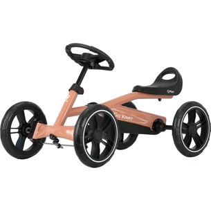 Веломобіль QPlay велокарт дитячий Go Kart Nude Pink (GK-01GoKartNudePink) зображення 1