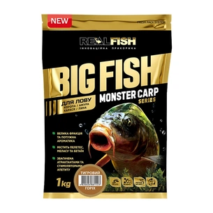 Прикормка Real Fish Big Fish Monster Carp Тигровий горіх 1kg (809.00.18) зображення 1