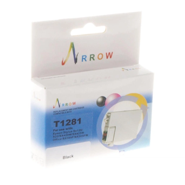Картридж Arrow Epson Stylus SX125/SX420W/SX425W Black (T1281) - зображення 1