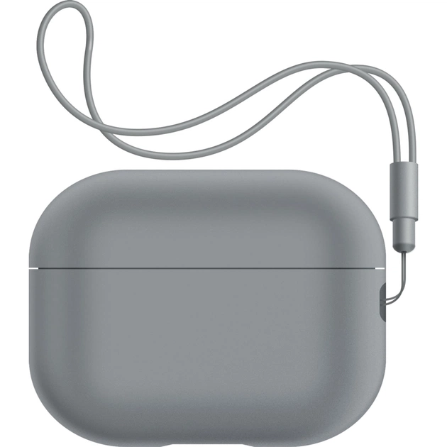 Чехол для наушников Armorstandart Silicone Case with straps для Apple Airpods Pro 2 Gray (ARM68610) - изображение 1