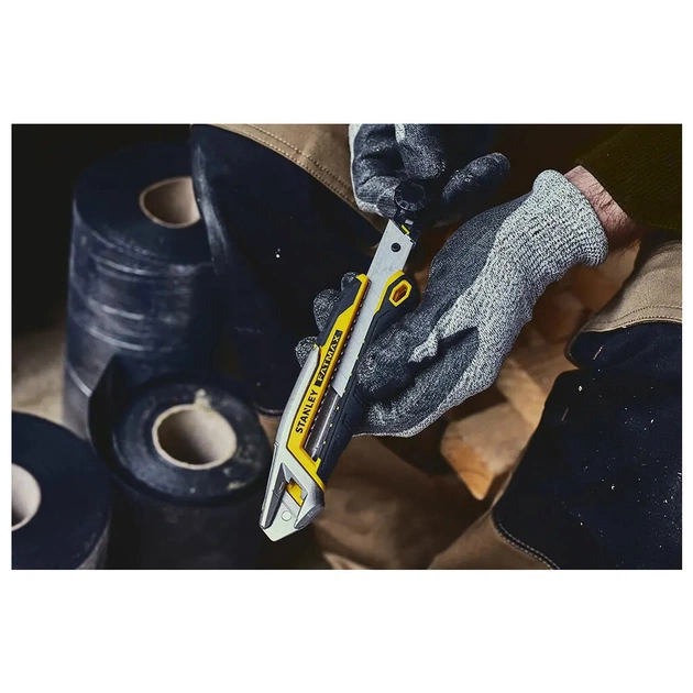 Ніж монтажний Stanley FatMax Integrated Snap Knife, сегментне лезо 18мм, L=165мм. (FMHT10592-0) - picture 7