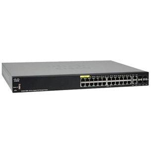 Комутатор мережевий Cisco SG350-28MP-K9-EU зображення 1