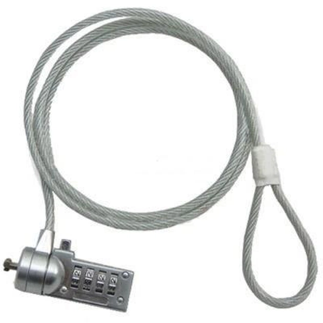 Тросик із замком до ноутбука F&K NLOCK02K (NLOCK01P) - изображение 1