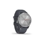 Смарт-годинник Garmin vivomove 3S, Silver, Granite Blue, Silicone (010-02238-00) - зменшене зображення 3