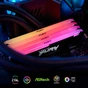 Модуль пам'яті для комп'ютера DDR4 32GB (2x16GB) 3733 MHz Beast Black RGB Kingston Fury (ex.HyperX) (KF437C19BB12AK2/32) - зменшене зображення 9