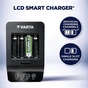 Зарядний пристрій для акумуляторів Varta LCD Smart Plus CHARGER +4*AA 2100 mAh (57684101441) - уменьшенное изображение 7
