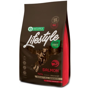 Сухий корм для собак Nature's Protection Lifestyle Grain Free Salmon Adult All Breeds 1.5 к (NPLS45677) зображення 1