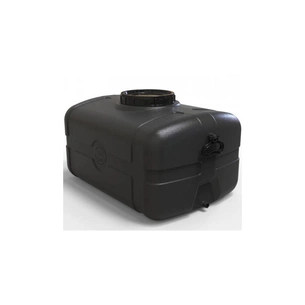 Ємність для води Євро Пласт квадратна не харчова 105 л прямокутна чорна видувна (13171) зображення 1