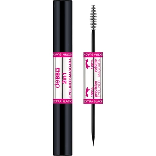 Туш для вій Debby 2 in 1 Eyeliner Mascara Extra Black (8009518261677) зображення 1