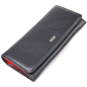 Гаманець Canpellini З натуральної шкіри Чорний (21611) зображення 1