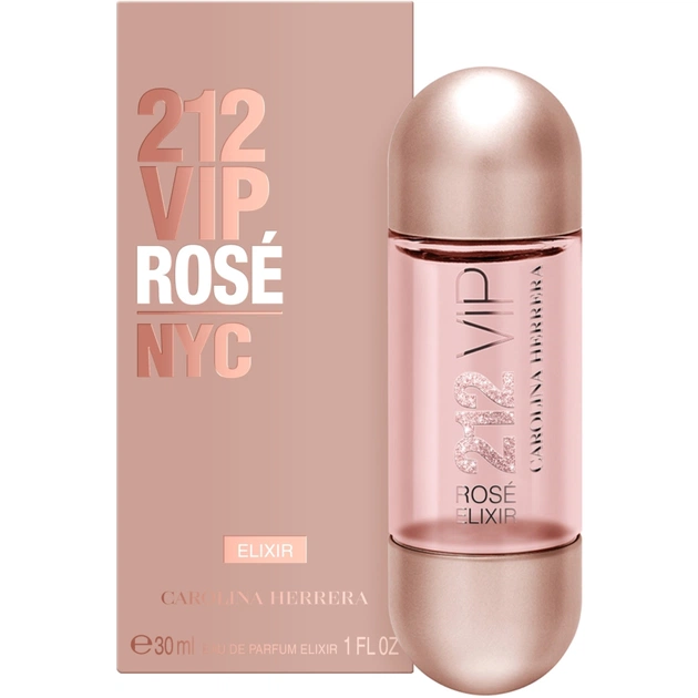Парфумована вода Carolina Herrera 212 VIP Rose Elixir 30 мл (8411061083505) - зображення 1