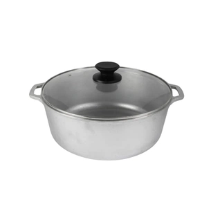 Каструля Brizoll алюмінієва зі скляною кришкою 6 л (10-006-6) зображення 1