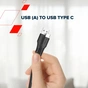 Дата кабель USB 2.0 AM to USB-C 2.0m 18W TPE black Canyon (CNS-AC18SC20B) - зменшене зображення 4
