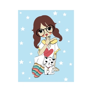 Картина по номерам Rosa Start My Little Kitty 35х45 см (4823098514268) зображення 1