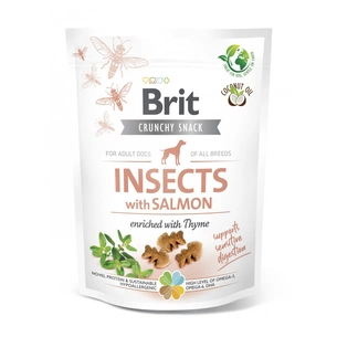 Ласощі для собак Brit Care Dog Crunchy Cracker Insects комахи, лосось і чебрець 200 г (8595602551491) зображення 1