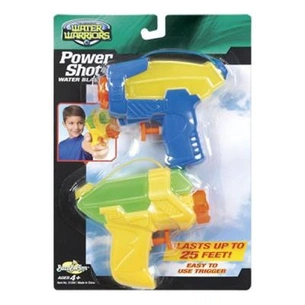 Іграшкова зброя BuzzBeeToys Power Shot Blaster, синій з жовтим та жовтий з зеленим (31200-1) зображення 1