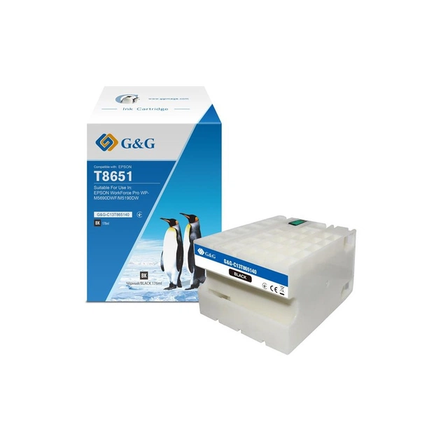 Картридж G&G Epson WF-M5190/WF-M5690 black 10K (G&G-C13T865140) - изображение 1