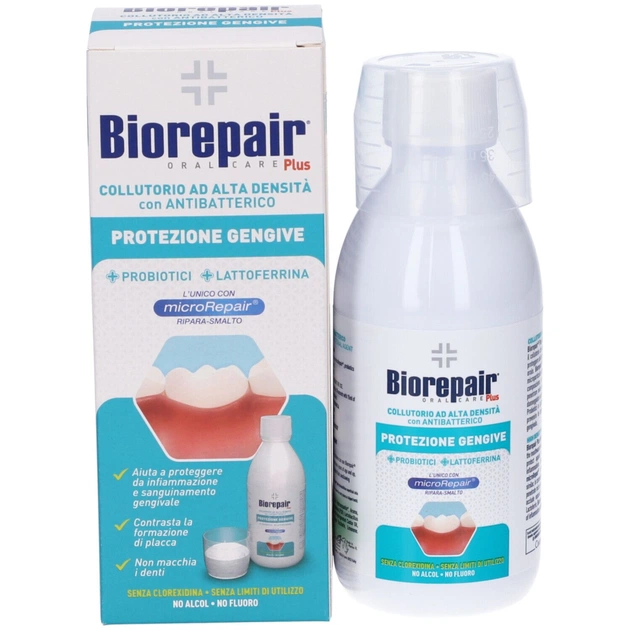Ополіскувач для порожнини рота Biorepair Plus Інтенсивне лікування 250 мл (8017331072561) - picture 1