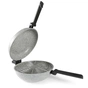 Сковорода Flonal Dura Induction Rocky Twins 28 см подвійна з решіткою (RKIWP2830) - зменшене зображення 1