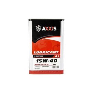 Моторна олива AXXIS 15w-40 Power M 4л (AX-2044) зображення 1