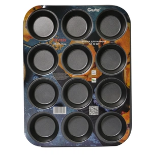 Форма для випікання Gusto Muffin на 12 шт 35 x 27 x 3 см (GT-3135) зображення 1