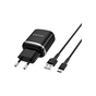 Зарядний пристрій BOROFONE BA36A High Speed USB QC3.0 + cable USB to USB-C 18W Black (6931474716002) - зменшене зображення 3