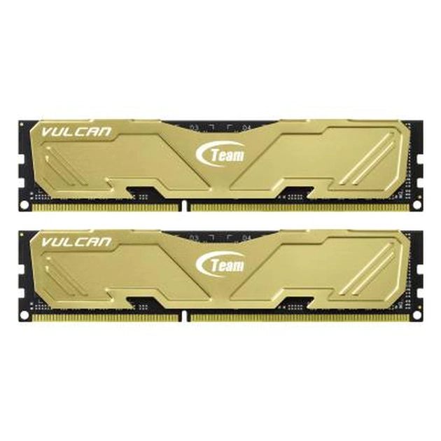 Модуль пам'яті для комп'ютера DDR3 16GB (2x8GB) 2133 MHz Vulcan Yellow Team (TLYED316G2133HC10QDC01) - зображення 1