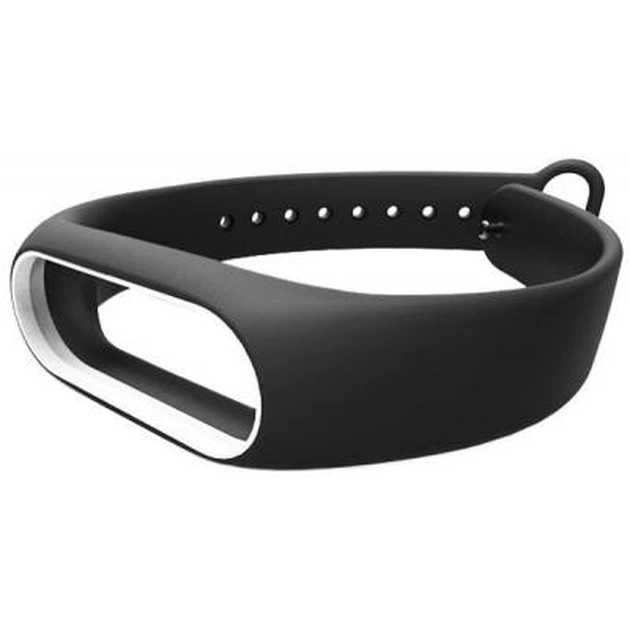 Ремінець до фітнес браслета Xiaomi Mi Band 2 black-white (Р27688) - зображення 1