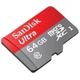 Карта пам'яті SanDisk 64GB microSD Class 10 UHS-I Ultra (SDSQUNS-064G-GN3MN) - зменшене зображення 2