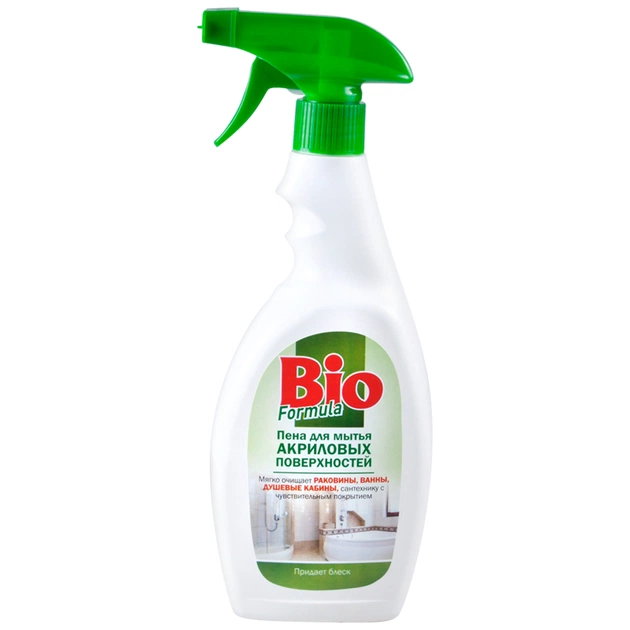 Пена для чистки ванн Bio Formula для мытья акриловых поверхностей 500 мл (4823015932267) - изображение 1