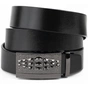 Ремінь Vintage Чоловічий з пряжкою автомат Чорний (20300) - зменшене зображення 1