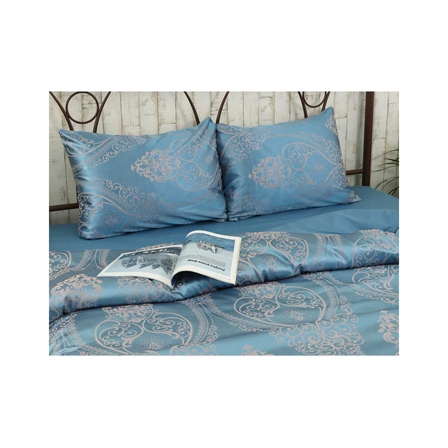 Постільна білизна Руно Сатин Blue полуторна (1.137АЖ_Blue) - зображення 1