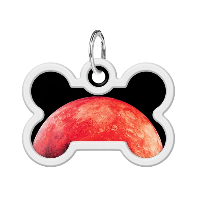 Адресник для тварин WAUDOG Smart ID з QR паспортом "Марс", кістка 40х28 мм (231-4031) - picture 2