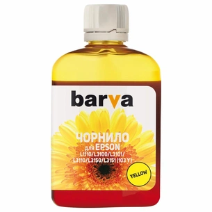 Чорнило Barva EPSON L1110/L3100 (103) 100мл YELLOW (E103-693) зображення 1