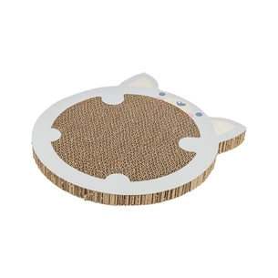 Дряпка (кігтеточка) для котів Trixie картонна в формі хомяка з котячою м'ятою (4011905480411) зображення 1