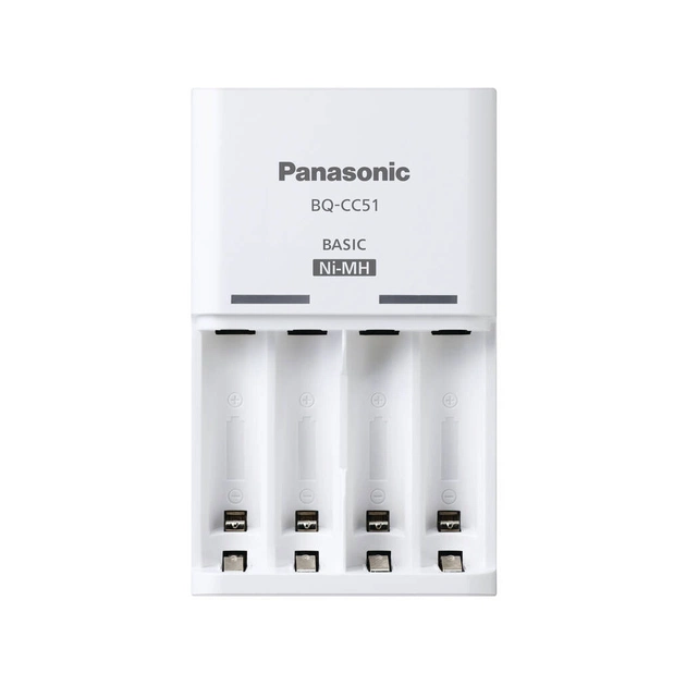 Зарядний пристрій для акумуляторів Panasonic Basic Charger + Eneloop 4AA 2000 mAh New (K-KJ51MCD40E) - зображення 3