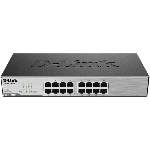 Комутатор мережевий D-Link DES-1016D/G1 - изображение 1