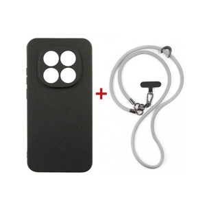 Чохол до мобільного телефона Dengos Case + Cross-body Strap Xiaomi Redmi Note 15 Pro 4G Black+Grey (DG-KM-CCRB-37) зображення 1