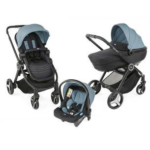 Коляска Chicco 3 в 1 Trio Best Friend + Comfort Бірюзова (79420.60) зображення 1